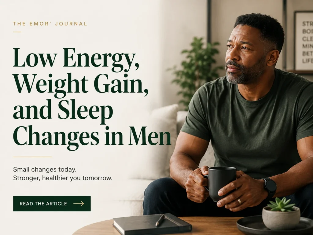 Low Energy, Weight Gain, and Sleep Changes in Men