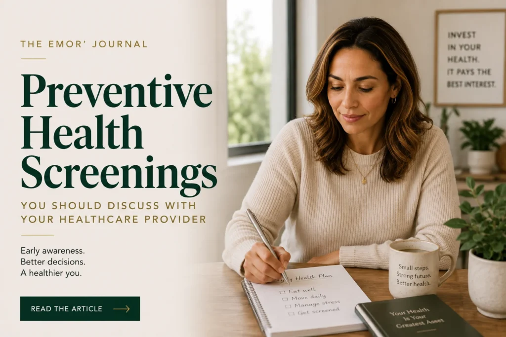 Preventive Health Screenings You Should Discuss With Your Healthcare Provider